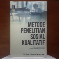 Metode Penelitian Sosial Kualitatif