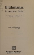 Brahmanas in Ancient India