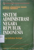 Sistem Administrasi Negara Republik Indonesia