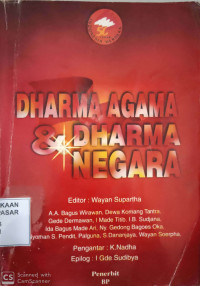 Dharma Agama dan Dharma Negara