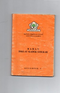 Bahan Diklat Kader Golkar Kelompok C