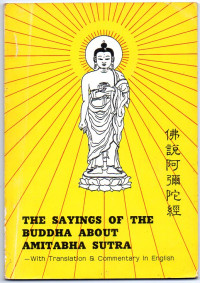 The Sayings of The Buddha about Amitabha Sutra - With Translation & Commentary in English