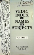 Vedic Index of names and subjects : Vol. 2