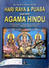 Hari Raya & Puasa dalam Agama Hindu