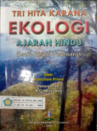 Tri hita karana ekologi ajaran Hindu : benih-benih kebenaran