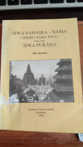 Siwa Sahasra-Nama (Seribu Nama Siwa) Dalam Siwa Purana