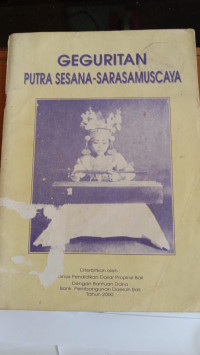 Geguritan Putra Sesana - Sarasamuscaya