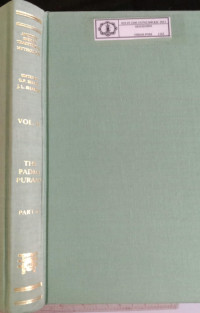 Ancient Indian Tradition and Mythology Series Vol. 41 (Puranas in Translation) : The Padma Purana Part III
