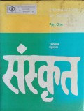 Introduction to Sanskrit Part One