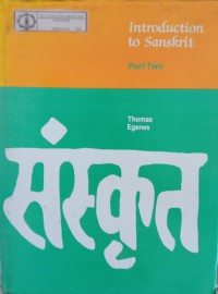 Introduction to Sanskrit Part Two