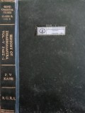 Government Oriental Series Class B, No. 6 : History of Dharmasastra Vol. V Part I
