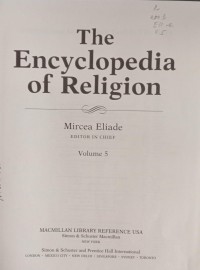The Encyclopedia of Religion Vol. 5