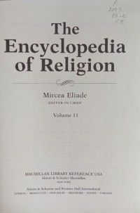 The Encyclopedia of Religion Vol. 11