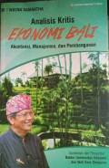 Analisis Kritis Ekonomi Bali