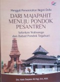 Menggali Pemerintahan Negeri Doho Dari Majapahit Menuju Pondok Pesantren Sebelum Walisongo dan Babad Pondok Tegalsari