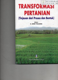 Transformasi Pertanian (Tinjauan dari Proses dan Bentuk)