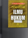 Pengantar Ilmu Hukum