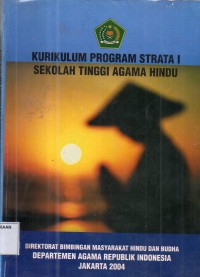 Kurikulum Program Srata I Sekolah Tinggi Agama Hindu