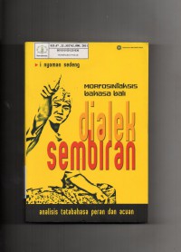 Morfosintaksis Bahasa Bali Dialek Sembiran